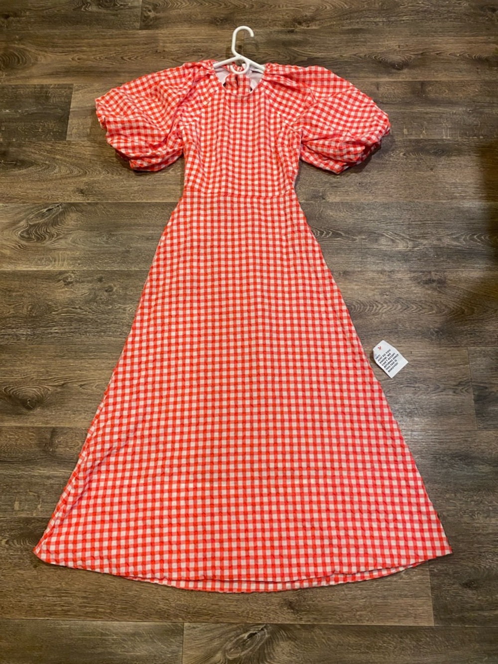 ASOS Red and White Gingham Dress